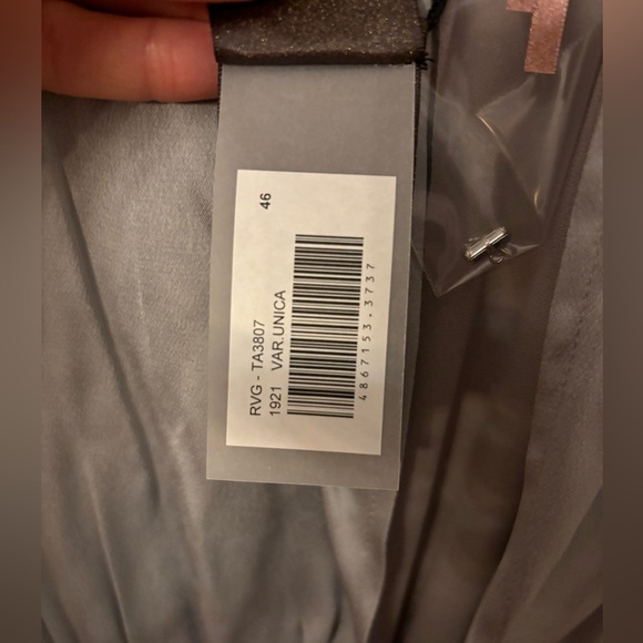 Gorgeous Italian made sequined silver dress NWT Ottod'ame - Picture 5 of 6